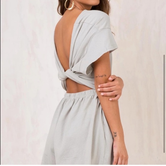 Princess Polly Come Home Playsuit - Sage - NWT - Picture 2 of 7